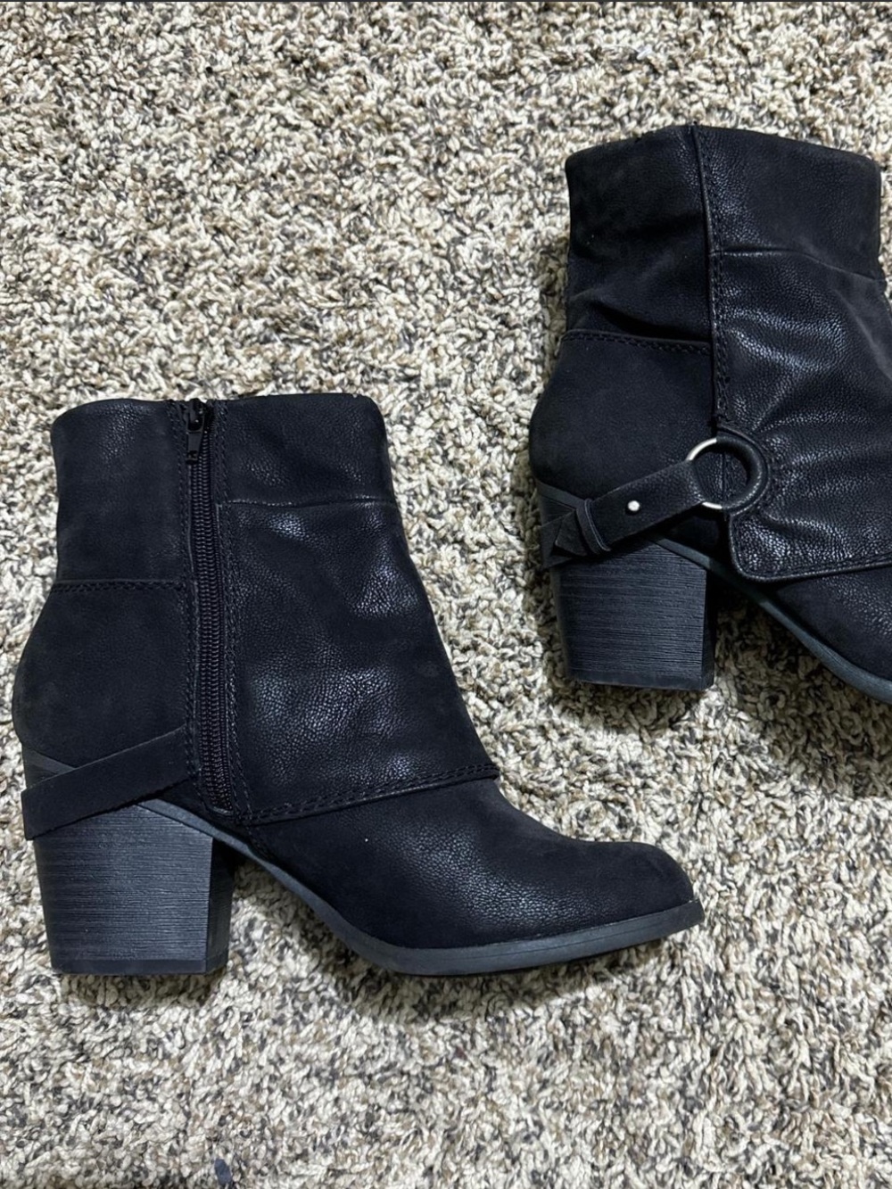 Fergalicious By Fergie Block Heel Ankle Boots